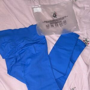 Bright Royal Blue High-Waist Leggings